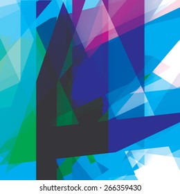 Colorful background made of various stripes. Design template for business brochures, flyers, posters and invitations. Vector