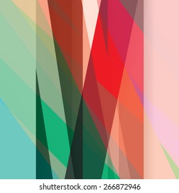 Colorful background made of various stripes. Design template for business brochures, flyers, posters and invitations. Vector