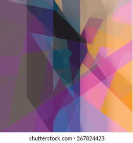Colorful background made of various stripes. Design template for business brochures, flyers, posters and invitations. Vector
