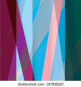 Colorful background made of various stripes. Design template for business brochures, flyers, posters and invitations. Vector
