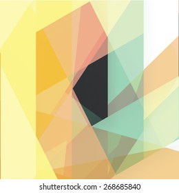 Colorful background made of various stripes. Design template for business brochures, flyers, posters and invitations. Vector