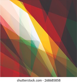 Colorful background made of various stripes. Design template for business brochures, flyers, posters and invitations. Vector