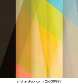 Colorful background made of various stripes. Design template for business brochures, flyers, posters and invitations. Vector