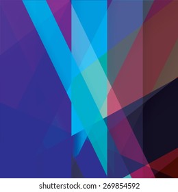 Colorful background made of various stripes. Design template for business brochures, flyers, posters and invitations. Vector