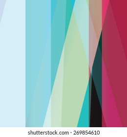 Colorful background made of various stripes. Design template for business brochures, flyers, posters and invitations. Vector