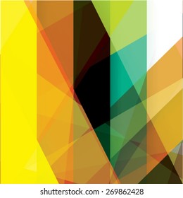 Colorful background made of various stripes. Design template for business brochures, flyers, posters and invitations. Vector