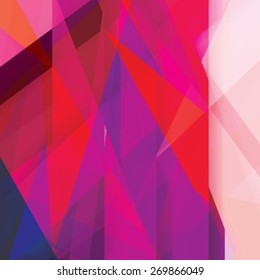 Colorful background made of various stripes. Design template for business brochures, flyers, posters and invitations. Vector