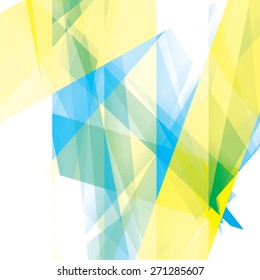 Colorful background made of various stripes. Design template for business brochures, flyers, posters and invitations. Vector