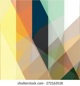 Colorful background made of various stripes. Design template for business brochures, flyers, posters and invitations. Vector