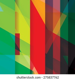 Colorful background made of various stripes. Design template for business brochures, flyers, posters and invitations. Vector