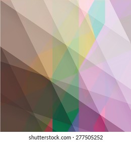 Colorful background made of various stripes. Design template for business brochures, flyers, posters and invitations. Vector