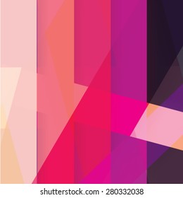 Colorful background made of various stripes. Design template for business brochures, flyers, posters and invitations. Vector