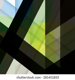 Colorful background made of various stripes. Design template for business brochures, flyers, posters and invitations. Vector