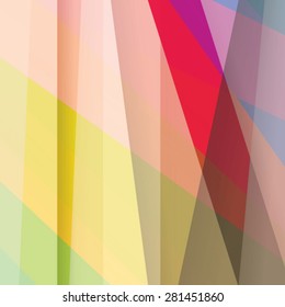 Colorful background made of various stripes. Design template for business brochures, flyers, posters and invitations. Vector