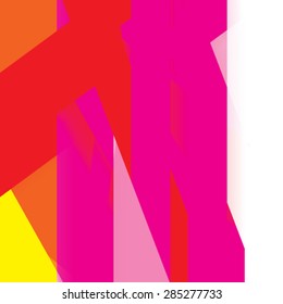 Colorful background made of various stripes. Design template for business brochures, flyers, posters and invitations. Vector
