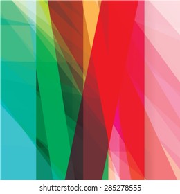 Colorful background made of various stripes. Design template for business brochures, flyers, posters and invitations. Vector