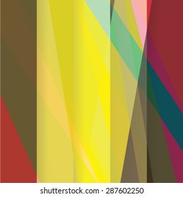Colorful background made of various stripes. Design template for business brochures, flyers, posters and invitations. Vector
