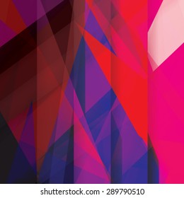 Colorful background made of various stripes. Design template for business brochures, flyers, posters and invitations. Vector
