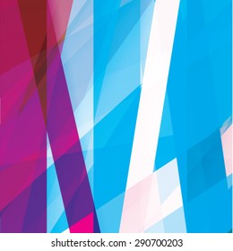 Colorful background made of various stripes. Design template for business brochures, flyers, posters and invitations. Vector