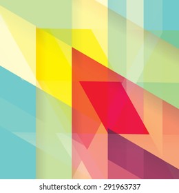 Colorful background made of various stripes. Design template for business brochures, flyers, posters and invitations. Vector