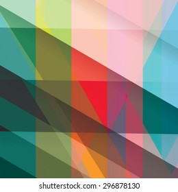 Colorful background made of various stripes. Design template for business brochures, flyers, posters and invitations. Vector