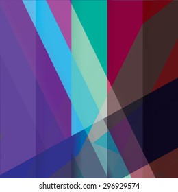Colorful background made of various stripes. Design template for business brochures, flyers, posters and invitations. Vector