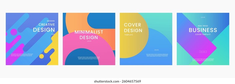 Colorful Background Minimalist Gradient Style Ideal for Post, Background, Banner, Ad, Promo, Invitation, Etc