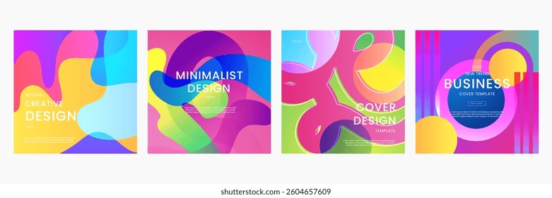 Colorful Background Minimalist Gradient Style Ideal for Post, Background, Banner, Ad, Promo, Invitation, Etc