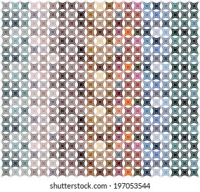 Colorful background mosaic pattern design vector art