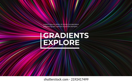 Colorful background with motion effect. Vector illustration.