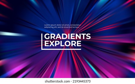 Colorful background with motion effect. Vector illustration.