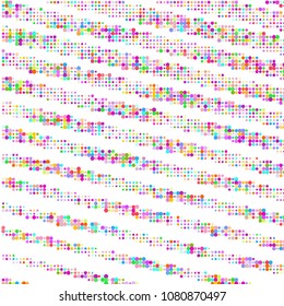 Colorful background of multicolored dots