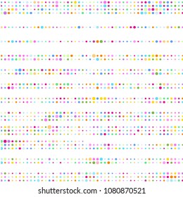 Colorful background of multicolored dots