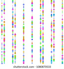 Colorful background of multicolored dots