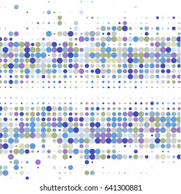 Colorful background of multicolored dots