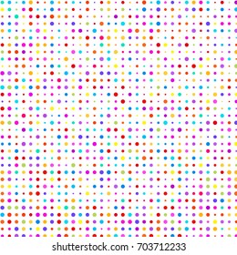 Colorful background of multicolored dots