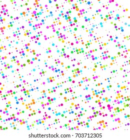 Colorful background of multicolored dots