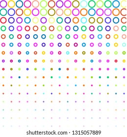 Colorful background of multicolored  oval 