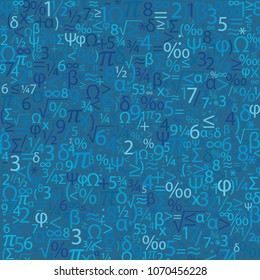 Colorful background with numbers, vector