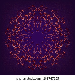 Colorful Background with Ornament
