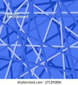 Colorful background with overlapping lines. Vector illustration. Eps10