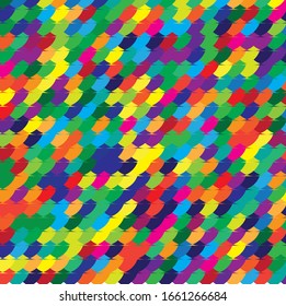 Colorful background. Pattern abstraction. Different colors of squares. Squares at an angle. Wallpaper. pattern.