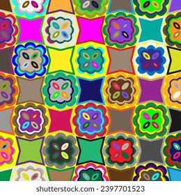  Colorful background. Perfect for wallpaper, wrapping paper, pattern fills, greetings, web page background, Christmas and New Year greeting cards.
Color  mosaic.Abstract shape art with Colour pattern.