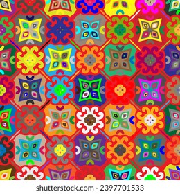  Colorful background. Perfect for wallpaper, wrapping paper, pattern fills, greetings, web page background, Christmas and New Year greeting cards.
Color  mosaic.Abstract shape art with Colour pattern.