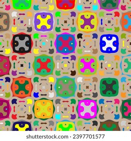  Colorful background. Perfect for wallpaper, wrapping paper, pattern fills, greetings, web page background, Christmas and New Year greeting cards.
Color  mosaic.Abstract shape art with Colour pattern.