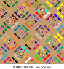  Colorful background. Perfect for wallpaper, wrapping paper, pattern fills, greetings, web page background, Christmas and New Year greeting cards.
Color  mosaic.Abstract shape art with Colour pattern.