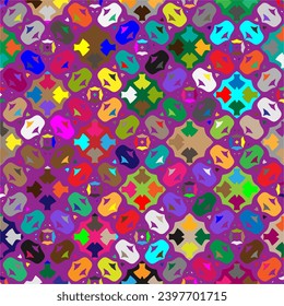 Farbiger Hintergrund. Perfekt für Bildschirmhintergründe, Wickelpapier, Muster-Füllungen, Grüße, Web-Hintergrund, Weihnachten- und Neujahrskarten.
Color mosaic.Abstrakte Form Kunst mit Farbmuster.