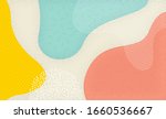 Colorful background in pop art style. Abstract colorful spotty pattern. Memphis texture style. Vector illustration.