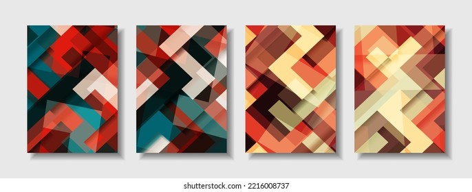 Colorful background poster style modern and abstract cover gradient design