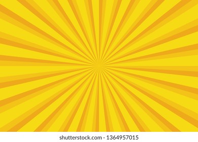 colorful background with radial lines for retro illustration in pop art style